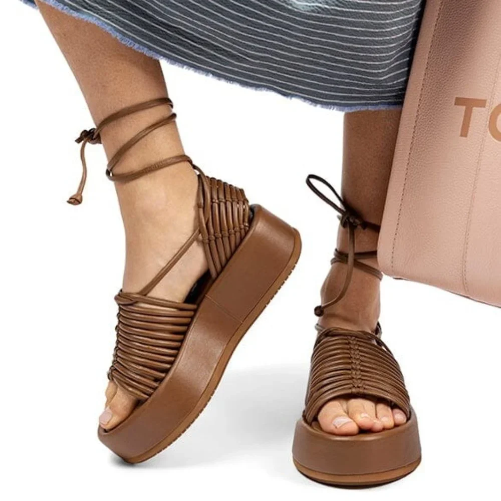 Paloma Barcelo Danae Sandals Brown Size 38